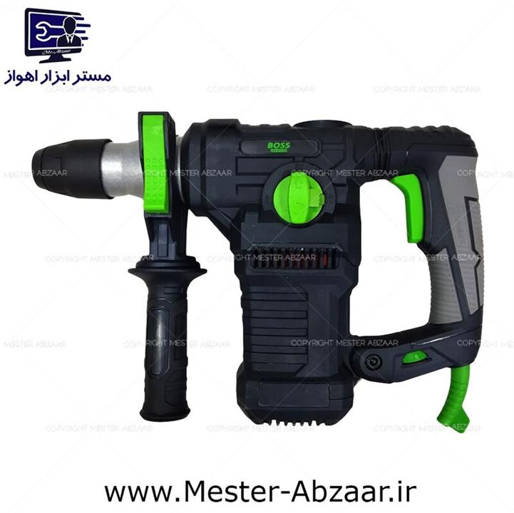 تخریب 7 کیلو سه کاره باس مشکی دیمر دار جدید بتن کن دریل مدل BOSS ROTARY HAMMER B